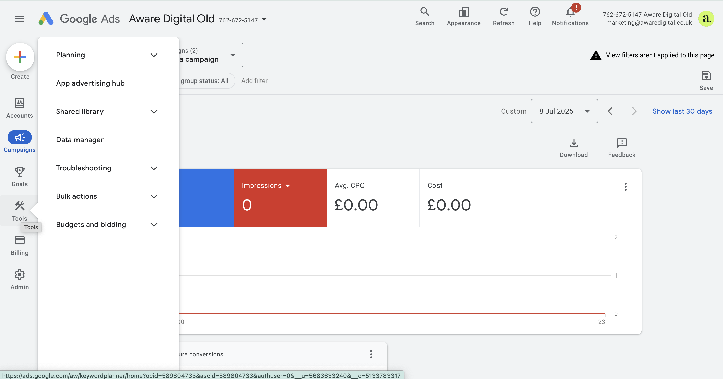 Google Keyword Planner Google Keyword Planner
