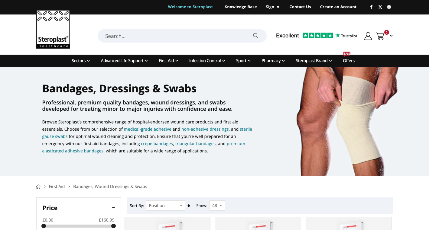 Optimised Category Page Optimised Category Page