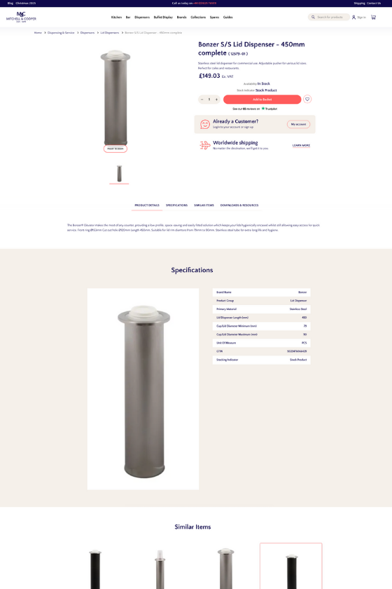 M&C PFL - Bottom tablet image